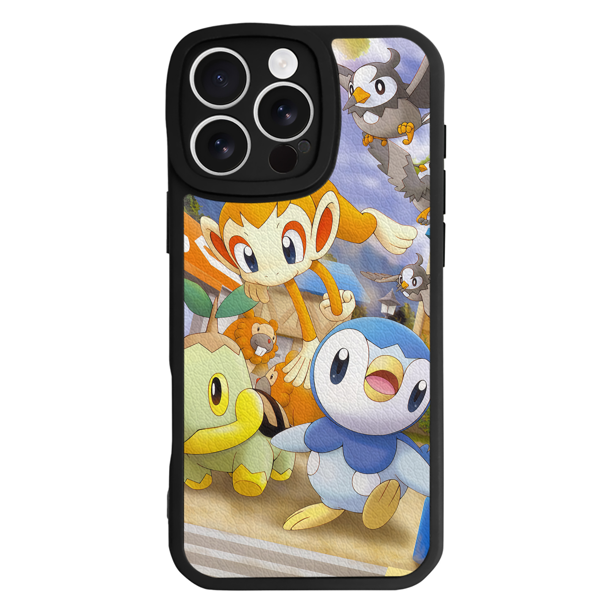 （画像用） ポケットモンスター Pokémon 【iPhone 16シリーズ対応】シリコンスマホケース（レザー調） 材質：シリコン